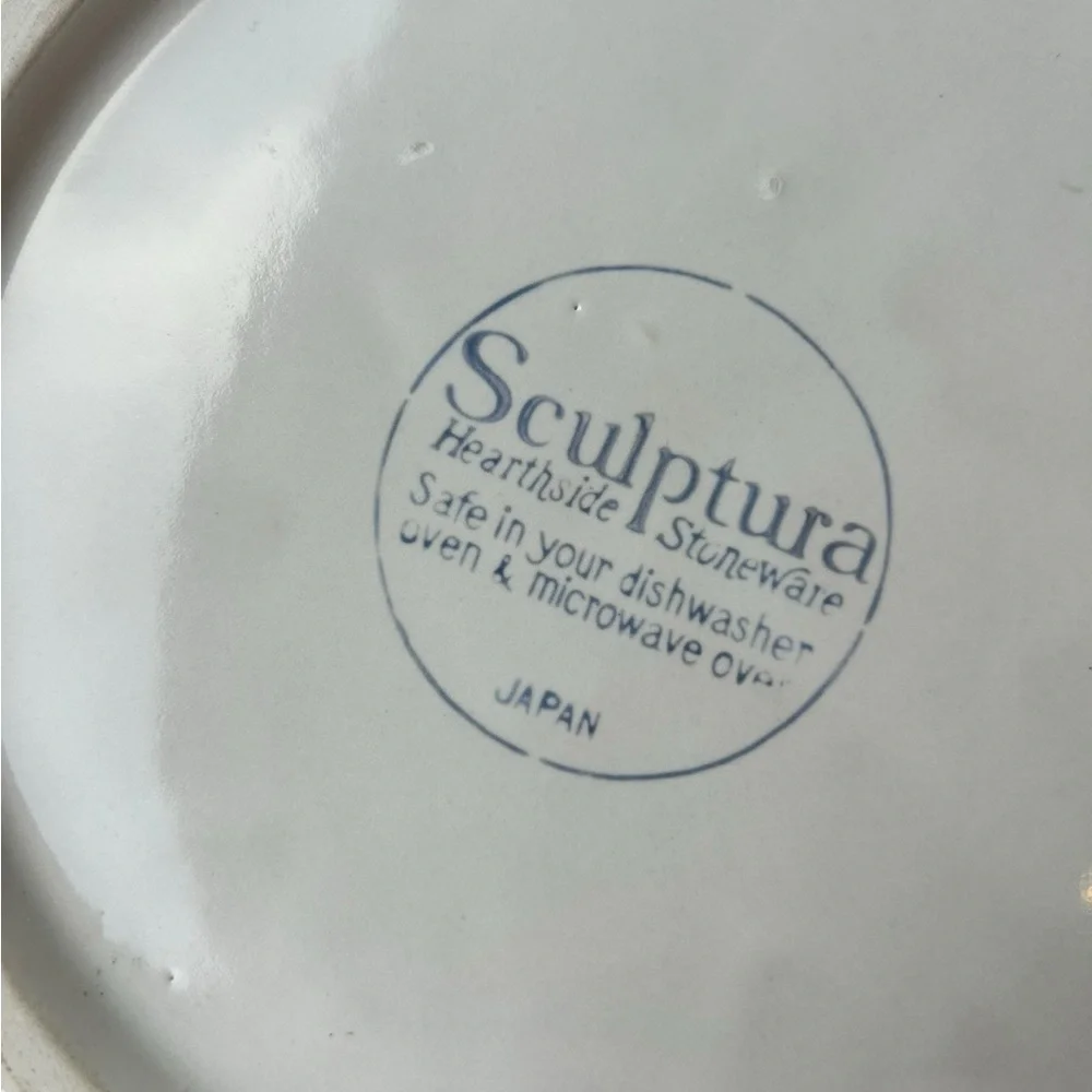Vintage Hearthside “Gaiety” Sculptura Stoneware Covered Serving Bowl